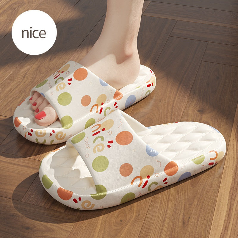 Men's And Women's Fashion Home Bathroom Non-slip Slippers