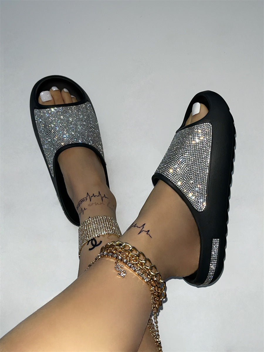 Women's Diamond Platform Sandals