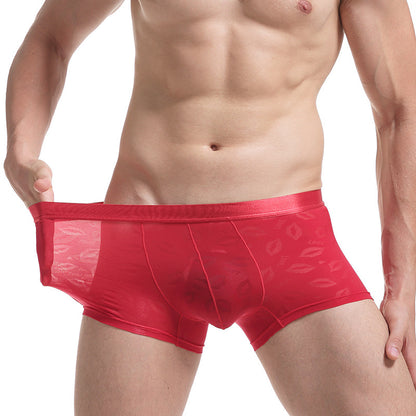 Breathable Sweat-absorbent Nylon Mercerized Underwear Men