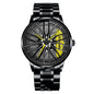 Men's And Women's Fashion Creative Wheel Waterproof Watch