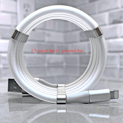 Magnetic data cable