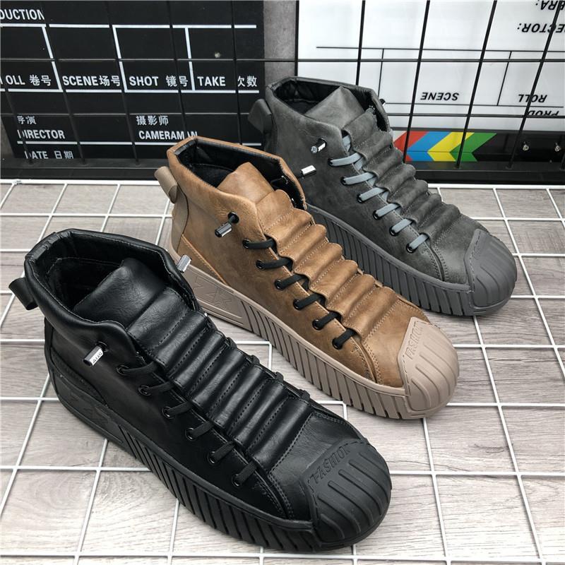 High-Top Thick Bottom Shoes Casual Sneakers