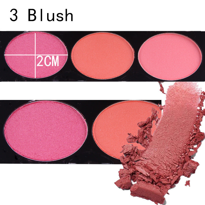 MISS ROSE 144 couleur 3 couleur 3 couleur fard à paupières blush sourcil maquillage  kit spécial en gros