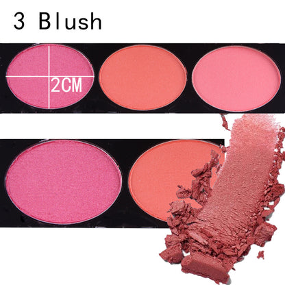 MISS ROSE 144 couleur 3 couleur 3 couleur fard à paupières blush sourcil maquillage  kit spécial en gros