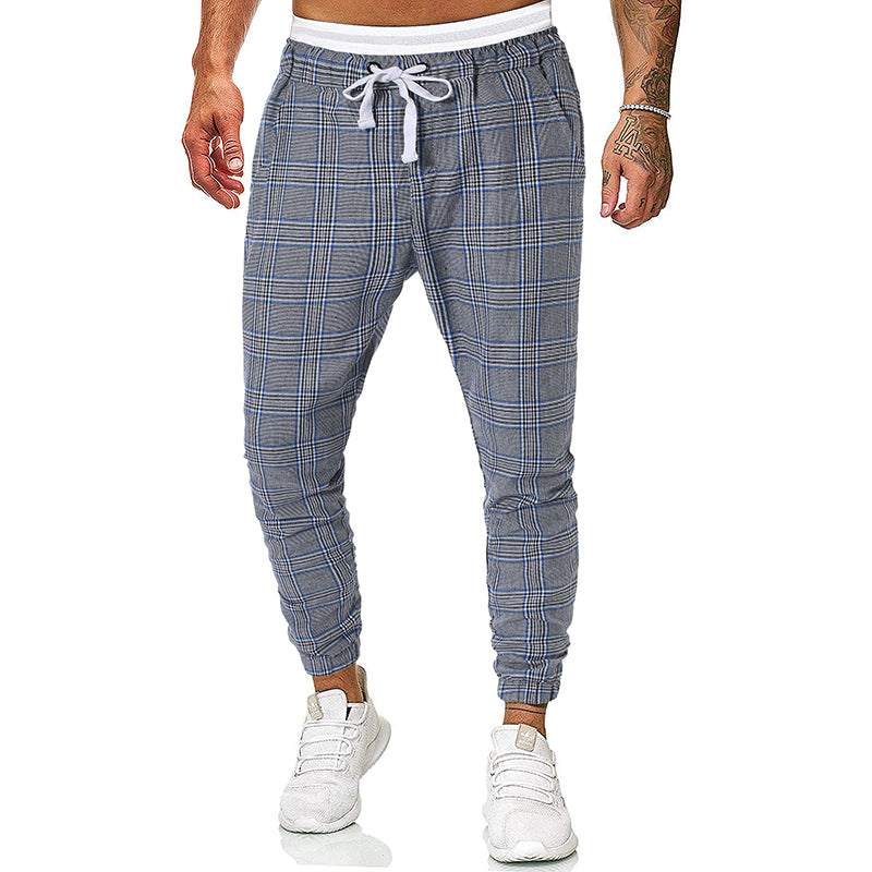 Fashion check casual pants