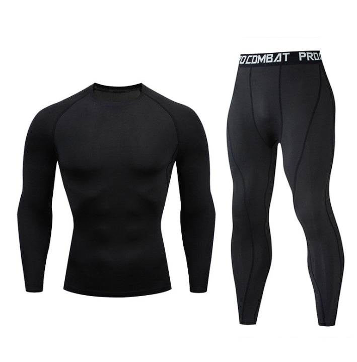 men's suit ports long sleeve tights quick dry pants basketball clothes