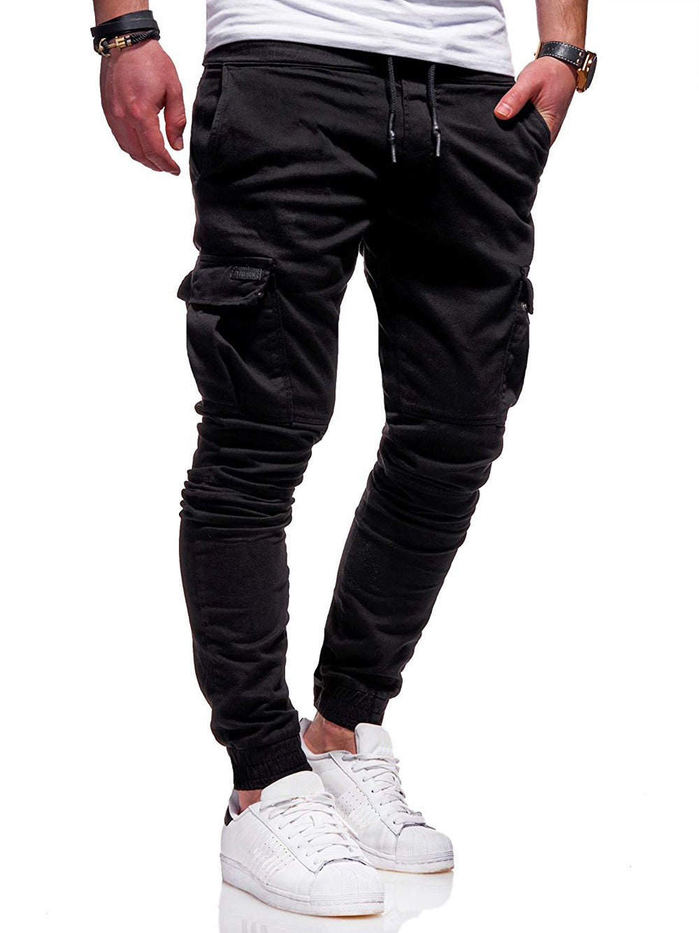 Men Autumn Thin Cotton Casual Pants 