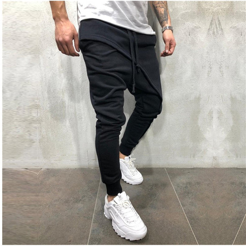 Jogging Pants Hip Hop Jogging Pants Slim Casual Sports Drawstring Pants Men