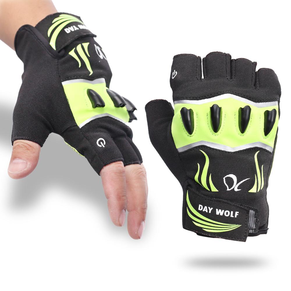 Fingerless Outdoor Sports Cycling Lighting Gloves