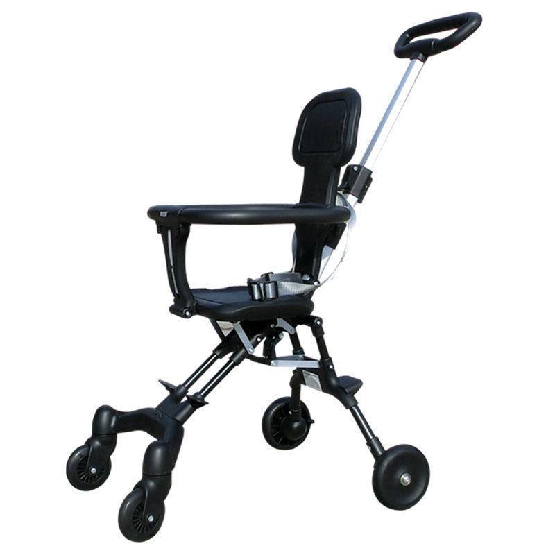 Bébé Poussette Super Portable Pliable Bébé Poussette à Deux Voies Handcart Bébé Poussette