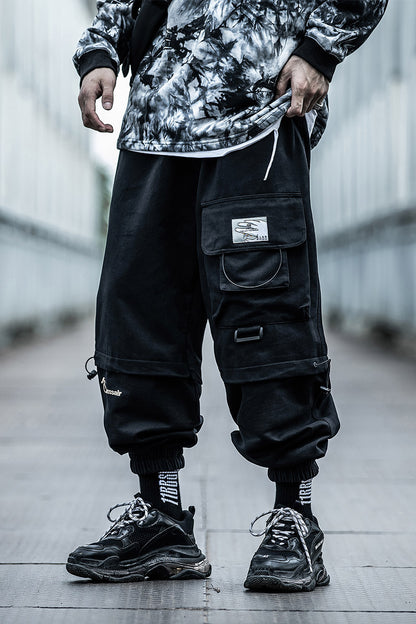 Multi-pocket Overalls Men's Loose Original Trendy Brand Trousers