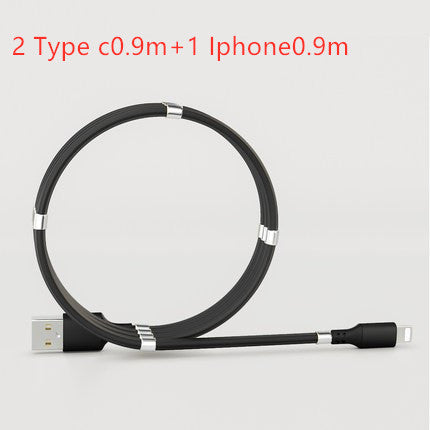 Magnetic data cable