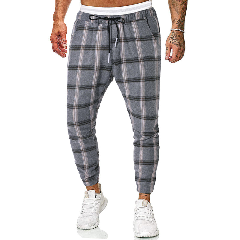 Fashion check casual pants