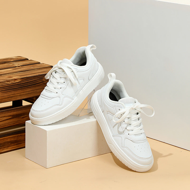 Fashionable, comfortable and breathable versatile white shoes