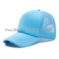 Sponge Net Tourism Hat Parent-child Duck Tongue Embroidery