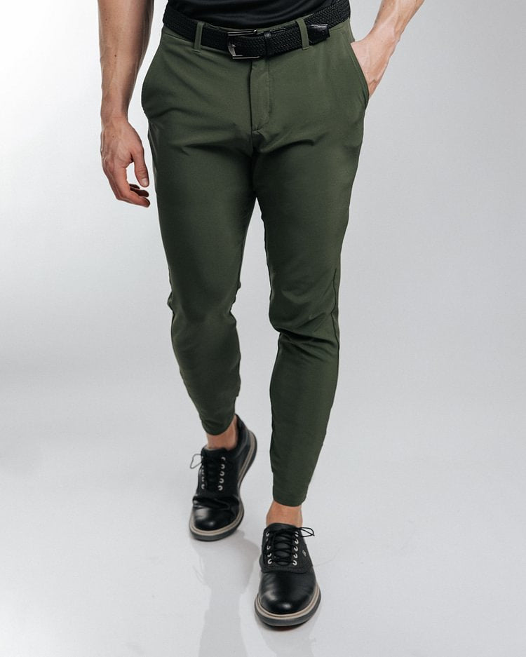 European And American Pure Color Tight Pocket Zipper Casual Slim Fit Narrow Bottom Of A Trouser Leg