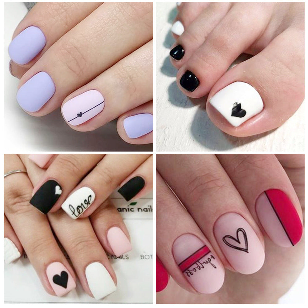 Hot Sale Love Lip Print Letter Nail Sticker