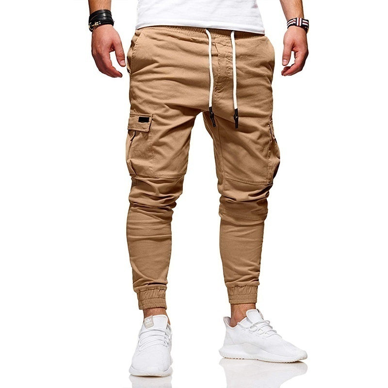 Men Autumn Thin Cotton Casual Pants 