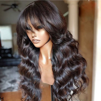 Cheveux  Curly Long en fibre