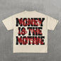 T-shirt Unisexe Hip Hop Money is The Motive