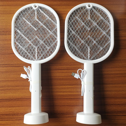 Electric Mosquito Swatter Rechargeable Household Mosquito Killer Lamp