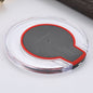 New Wireless Charging Dock Charger Crystal Round Charging Pad With Receiver For Apple For Sanxing