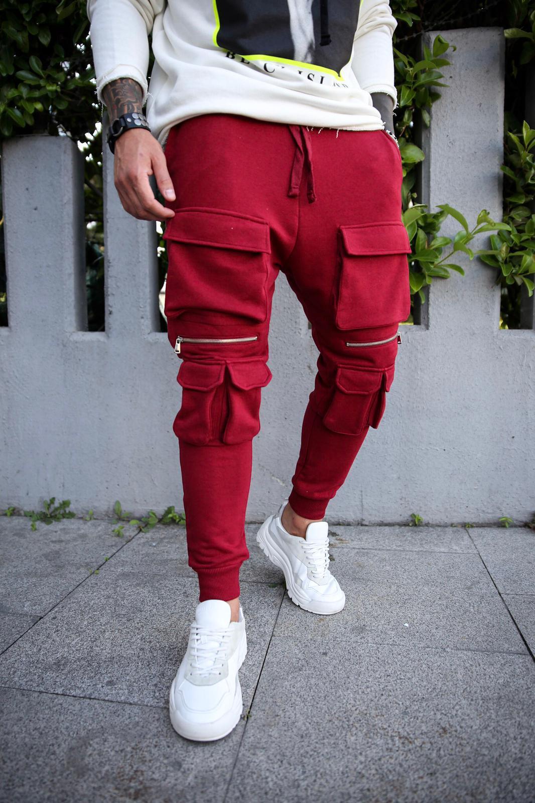 Brother fitness slim fashion casual sports pants trend