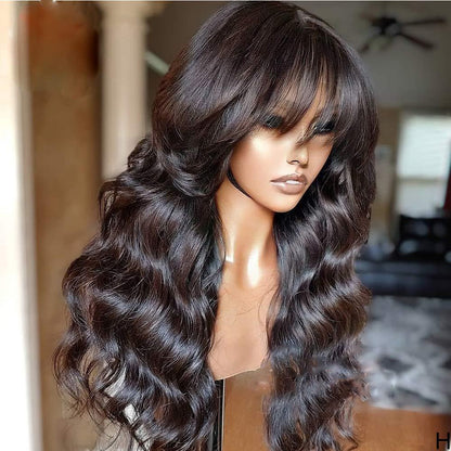 Cheveux  Curly Long en fibre