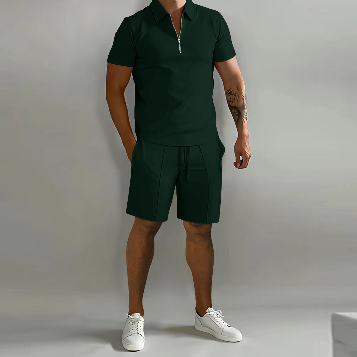 Costume de sport pour hommes, short de personnalité à la mode