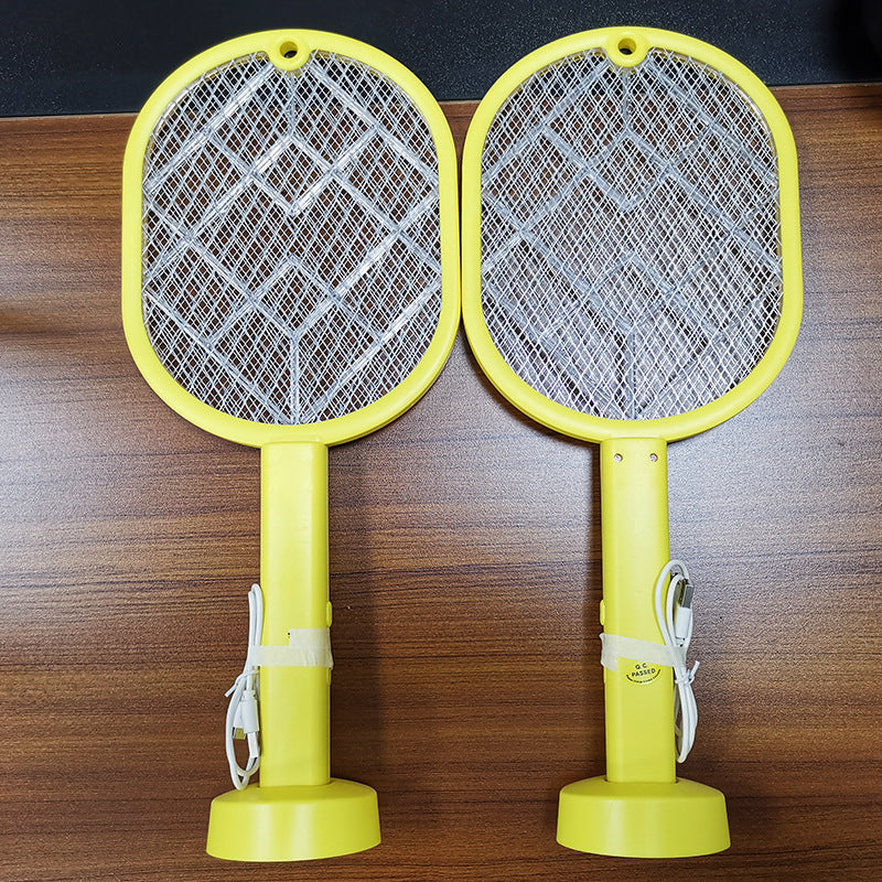 Electric Mosquito Swatter Rechargeable Household Mosquito Killer Lamp