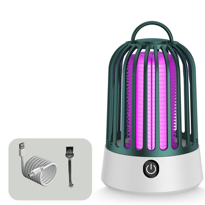 New Household Baby Mute Birdcage Electric Shock Mosquito Killer Lamp