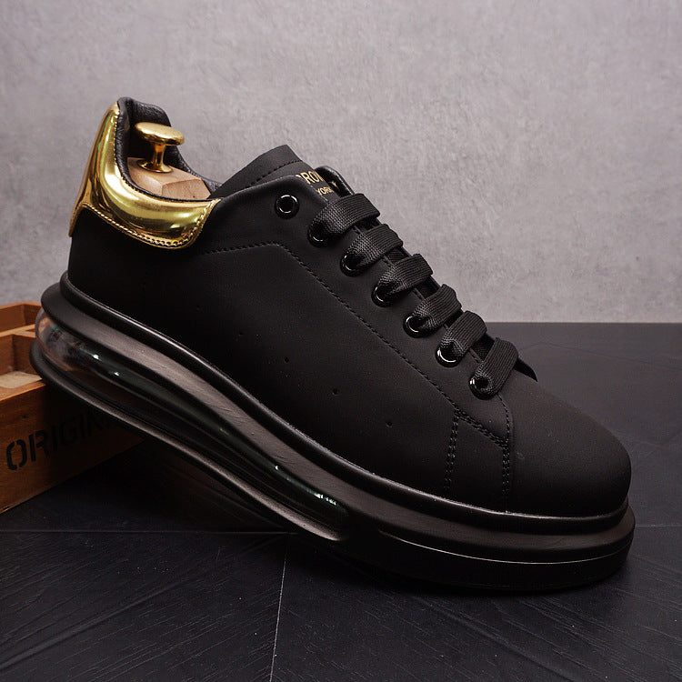 Men's Shoes Thick Sole Comfortable Men's Leisure Inner High Board Shoes