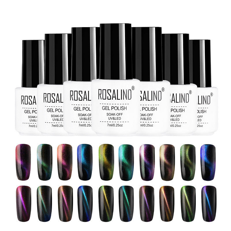 Cat's eye glue styles changeable DIY nail polish glue