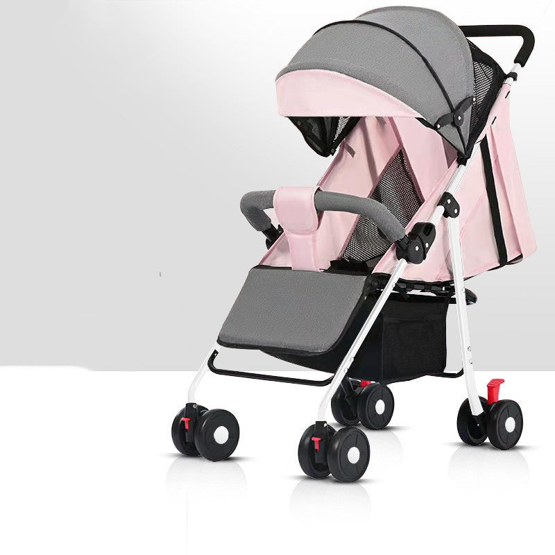 Bébé Poussette Est Portable Et Pliable