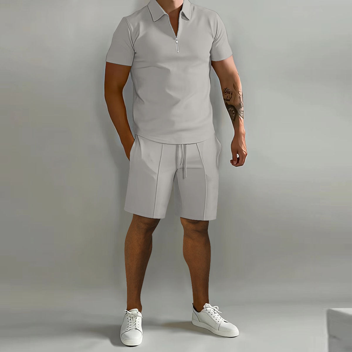 Costume de sport pour hommes, short de personnalité à la mode