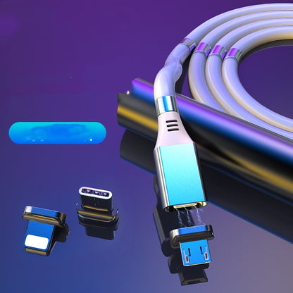 Magnetic data cable