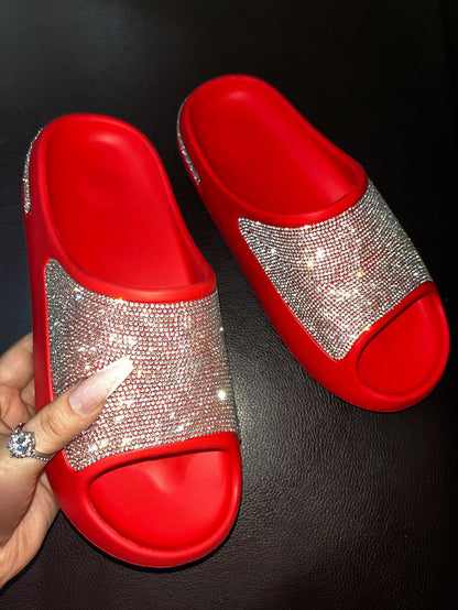 Women's Diamond Platform Sandals