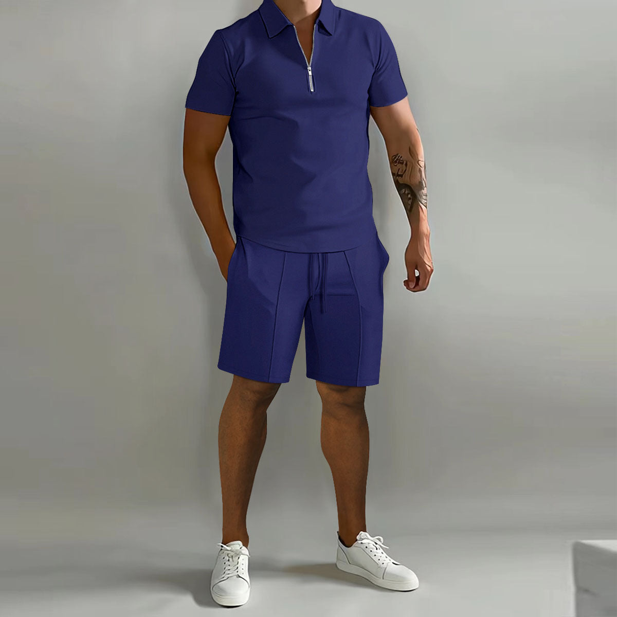 Costume de sport pour hommes, short de personnalité à la mode