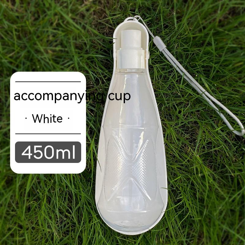 Tasse d'eau pour animaux de compagnie, bouteille d'eau pliante Portable pour l'extérieur pour chien, grande capacité de 550ml, bouteille de boisson pour chien moyen à grand