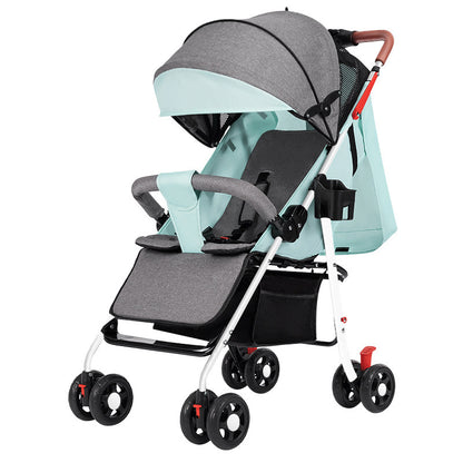 Bébé Poussette Est Portable Et Pliable