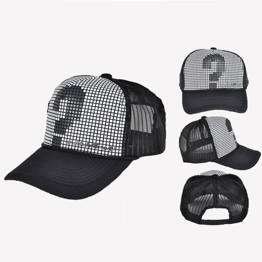 Cartoon Question Mark Hip Hop Duck Tongue Truck Mesh Cap Baseball Ptah Hat