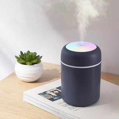 Mini humidificateur Portable de 300ml, diffuseur de brume légère d'ambiance, pour chambre à coucher, bureau, salon, diffuseur d'arôme