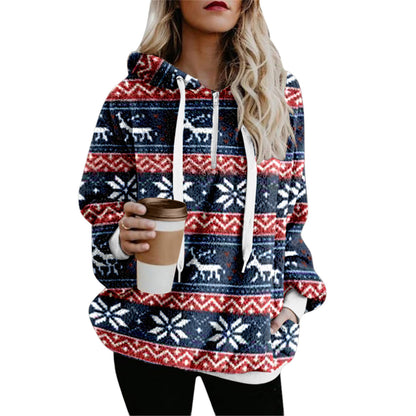 Christmas Printed Sweater For Women Autumn And Winter