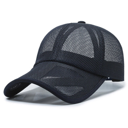 Men's And Women's Fashion Outdoor Full Mesh Breathable Hollow Baseball Hat