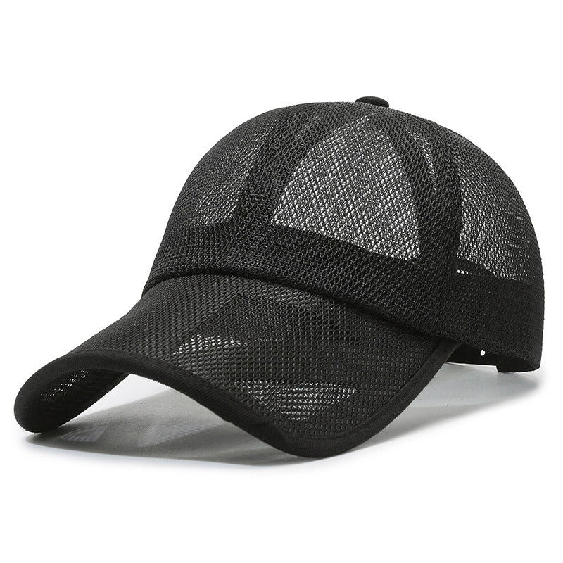 Men's And Women's Fashion Outdoor Full Mesh Breathable Hollow Baseball Hat