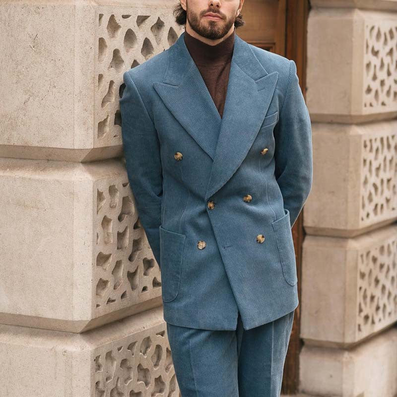 Veste de couleur unie à la mode décontractée pour hommes