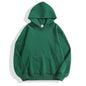 Sweat à capuche brossé de marque de mode lourde à capuche vert