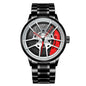 Men's And Women's Fashion Creative Wheel Waterproof Watch