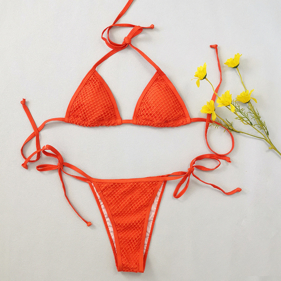 Bikini Quatre Pièces En Maille