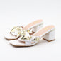 Season Open Toe High Shoes Chunky Heel All-matching Women's Simple Outdoor Sandals